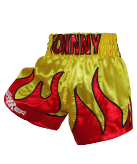 Custom - Thai Boxing Shorts - Johnny Flames
