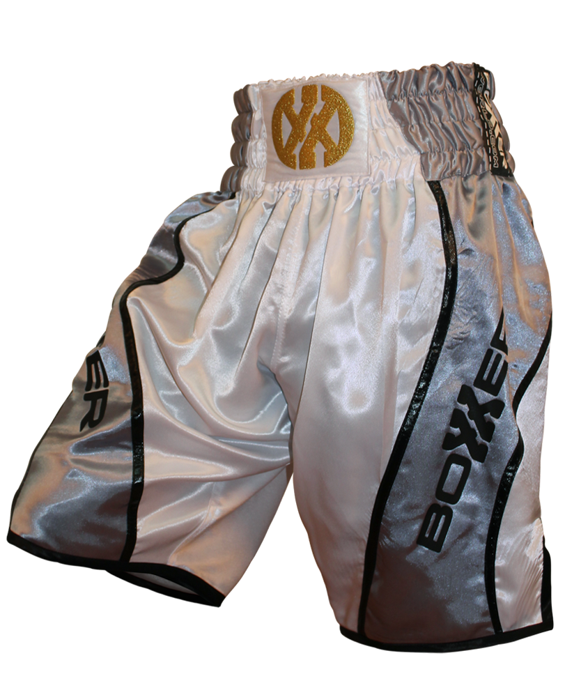 Flow Boxing White - Boxing Shorts - Boxxerworld